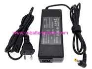 Replacement ASUS U44S laptop ac adapter (Input: AC 100-240V, Output: DC 19V, 3.95A, Power: 75W)