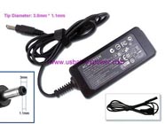Replacement ASUS UX21E laptop ac adapter (Input: AC 100-240V, Output: DC 19V, 2.37A, Power: 45W)