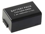 Replacement PANASONIC DMW-BMB9 camera battery (Li-ion 7.4V 1500mAh)