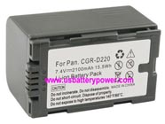 PANASONIC CGR-D220E/1B camcorder battery - Li-ion 2100mAh