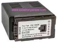 PANASONIC SDR-H50 camcorder battery - Li-ion 6800mAh