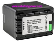 Replacement PANASONIC VW-VBK360GK camcorder battery (li-ion 3.6V 4000mAh)