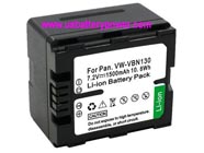 PANASONIC VW-VBN130GK camcorder battery - li-ion 1500mAh