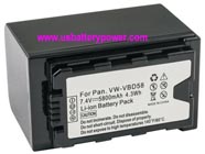PANASONIC VW-VBD78 camcorder battery - Li-ion 5800mAh