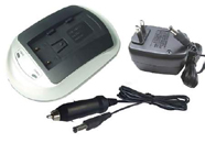 JVC GC-QX5HD camera battery charger- 1. Smart LED charging status indicator.<br />
2. Charge the battery both at home or in a car.