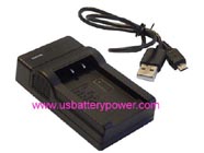 SONY Cyber-shot DSC-T300/B camera battery charger- 1. Smart LED charging status indicator.<br />
2. USB charger, easy to carry.