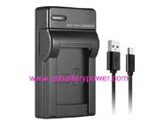 SAMSUNG VP-D5000(i) camcorder battery charger- 1. Smart LED charging status indicator.<br />
2. USB charger, easy to carry.