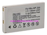 Replacement MINOLTA DiMAGE Xt camera battery (Li-ion 3.7V 1300mAh)