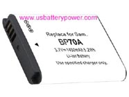 Replacement SAMSUNG ES78 camera battery (Li-ion 3.7V 1400mAh)