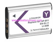 Replacement RICOH DB-80 camera battery (Lithium-Ion 3.7V 1100mAh)