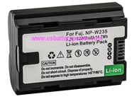 Replacement FUJIFILM NP-W235 camera battery (Li-ion 7.2V 2040mAh)