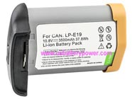 Replacement CANON LP-E19 camera battery (Li-ion 10.8V 3500mAh)