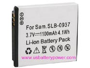 Replacement SAMSUNG Digimax L735 camera battery (Li-ion 3.7V 1100mAh)