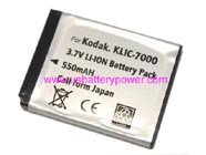 Replacement KODAK KLIC-7000 camera battery (Li-ion 3.7V 550mAh)