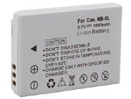 Replacement CANON Digital IXUS 860 IS camera battery (Li-ion 3.7V 1500mAh)