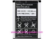 Replacement SONY ERICSSON BST-37 mobile phone battery (Li-Polymer 3.6V 900mAh)