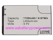 Replacement DOPOD 35H00125-07M PDA battery (Li-polymer 3.7V 1100mAh)