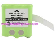 Replacement MIDLAND LXT-490 PDA battery (Ni-MH 4.8V 1000mAh)