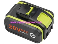 Replacement WORX WX178.9 power tool battery (Li-ion 20V 4000mAh)
