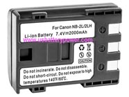 Replacement CANON EOS 350D camera battery (Li-ion 7.4V 2000mAh)