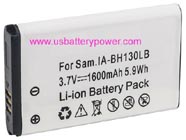 Replacement SAMSUNG BPBH130LB camcorder battery (Li-ion 3.7V 1600mAh)
