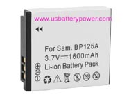 Replacement SAMSUNG HMX-T10BN camcorder battery (Li-ion 3.7V 1600mAh)